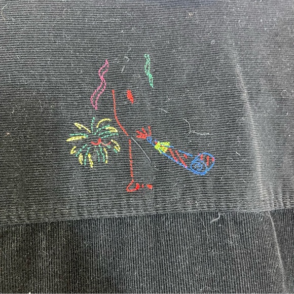 Christopher & Banks, Corduroy Fireworks Embroidered Jacket. Size 1X. - Picture 9 of 9